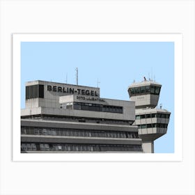 Architecture Brutalism Tegel Airport Art Print