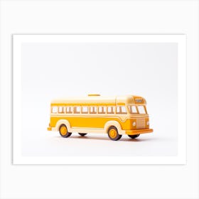 Toy Car School Bus 2 Art Print