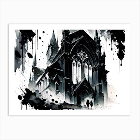 Black Church Art Print