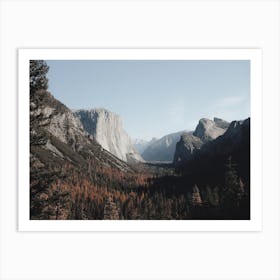 Autumn Yosemite Valley Art Print