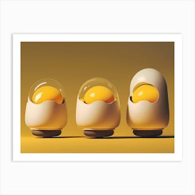 Egg Shells Art Print