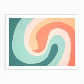 Abstract Swirl Art Print