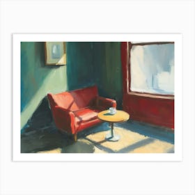 Contemporary Artwork Inspired By Edward Hopper 4 Art Print