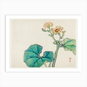 Leopard Plant, Kōno Bairei Art Print