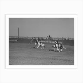 Untitled Photo, Possibly Related To Rodeo Scene At The San Angelo Fat Stock Show, San Angelo, Texas By Art Print