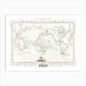 The Voyages Of Captain James Cook (1852) Art Print