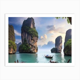 Thailand landscape 2 Art Print