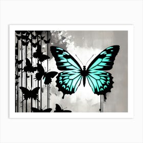 Butterfly Painting 125 Art Print