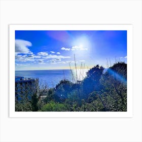 Evening Sky at the Beach Art Print