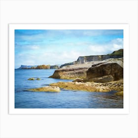 Antrim Coastline Art Print