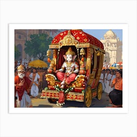 Lord Ganesha 3 Art Print