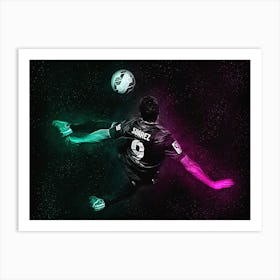 Luis Suarez Bicycle Kick Art Print