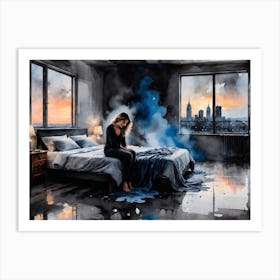 Misty Nights Art Print