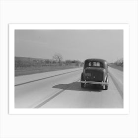 Untitled Photo, Possibly Related To Scene On The Highway North Of San Antonio, Texas, Bexan County By Art Print