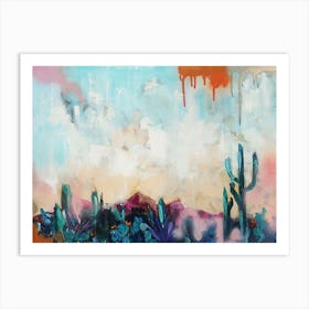 Abstract Texas 1 Art Print