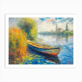 Contemporary Artwork Inspired By Claude Monet 1 Art Print