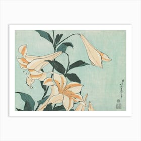 Hokusai Ukiyo-e Lily Of The Valley Art Print