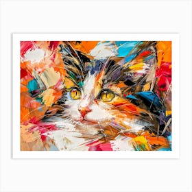 Cat Painting Art Print