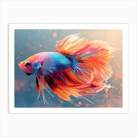 Siamese Catfish 7 Art Print