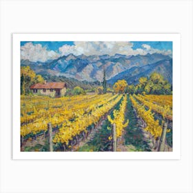 Vineyards In California 1 Art Print