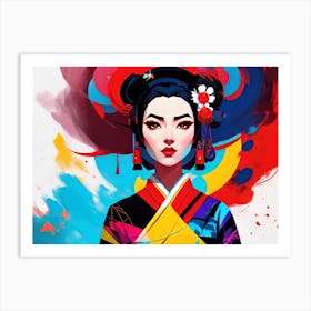 Geisha 114 Art Print