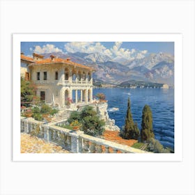 House On The Lake 2 Art Print