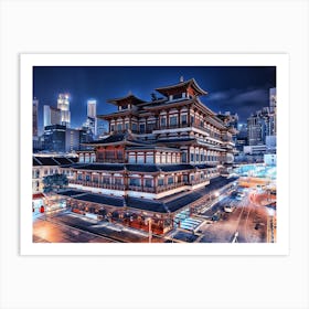 Buddha Tooth Relic Temple Art Print