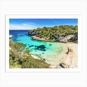 Cala llombards Mallorca Beach Art Print