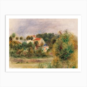 Houses In A Park (1911), Pierre Auguste Renoir Art Print
