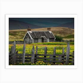 Old House In The Countryside Art Print