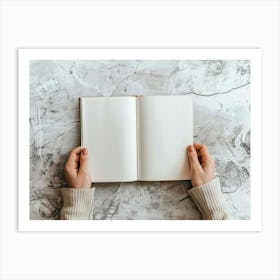 Blank Book (13) Art Print