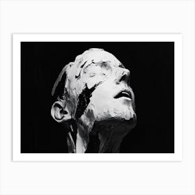 Man'S Head 6 Art Print