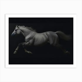 Horse Galloping Art Print