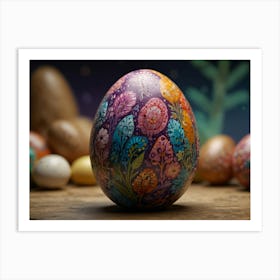 Giant Easter Egg Art Print