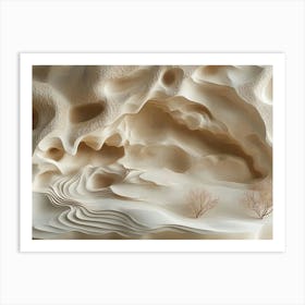 Sand Sculpture 1 Art Print