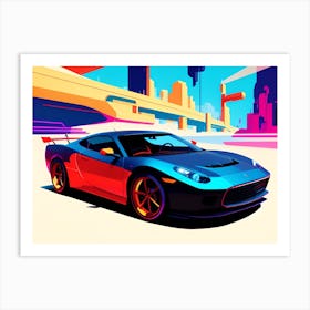 Futuristic Car 45 Art Print