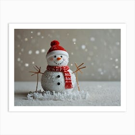 Snowman 1 Art Print