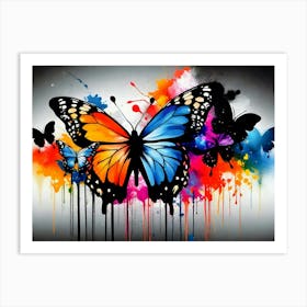 Colorful Butterfly 44 Art Print