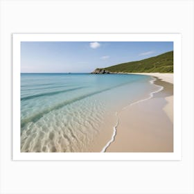 White Sand Beach 4 Art Print