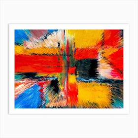 Acrylic Extruded Painting 405 Art Print