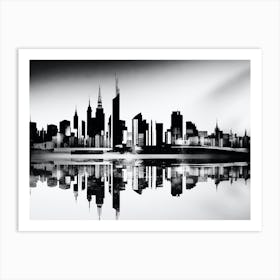 Dubai Skyline 6 Art Print