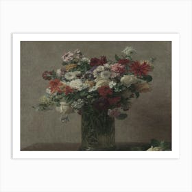 Flowers In A Vase 34 Art Print