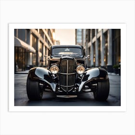 Hot rod vintage car 1 Art Print