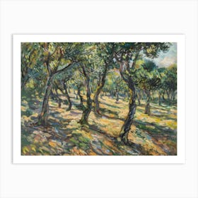 Olive Grove 4 Art Print