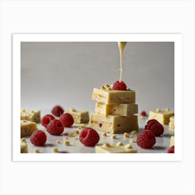 Raspberry Fudge Art Print