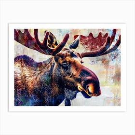 Moose Art Print