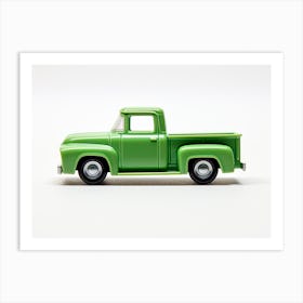 Toy Car 56 Ford Truck Green Art Print