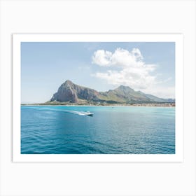 Seascape On The Coast Of Sicily Art Print