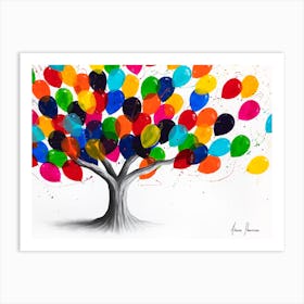 Birthday Tree Art Print