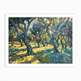 Olive Trees 1 Art Print